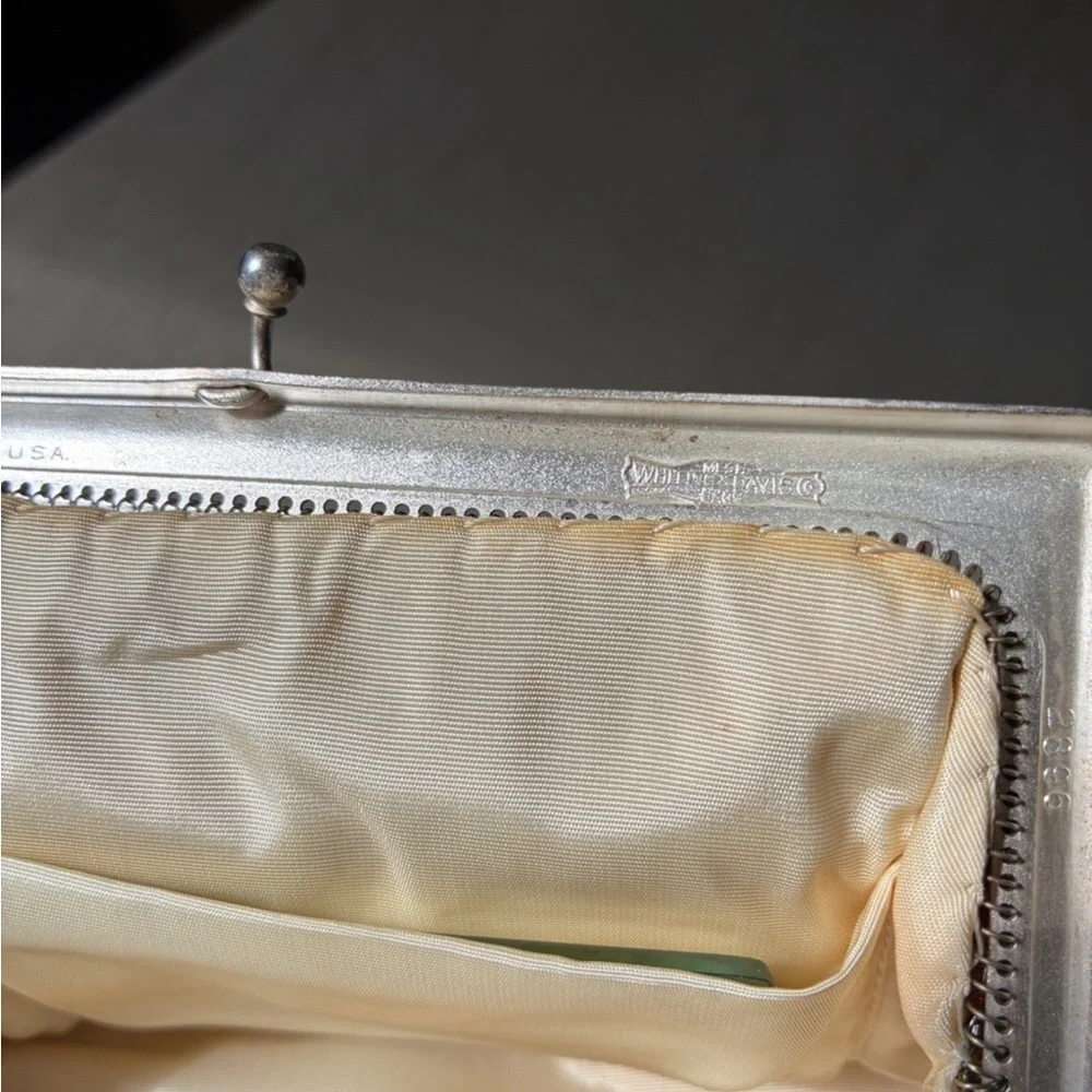 Vintage Whiting & Davis Silver Mesh Evening Bag